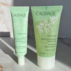 Caudalie Vinopure Mini Acne Set Purifying Gel Cleanser and Skin Perfecting Serum